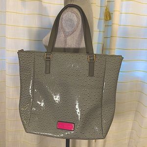 Marc by Marc Jacobs Gray Leather Tote Bag